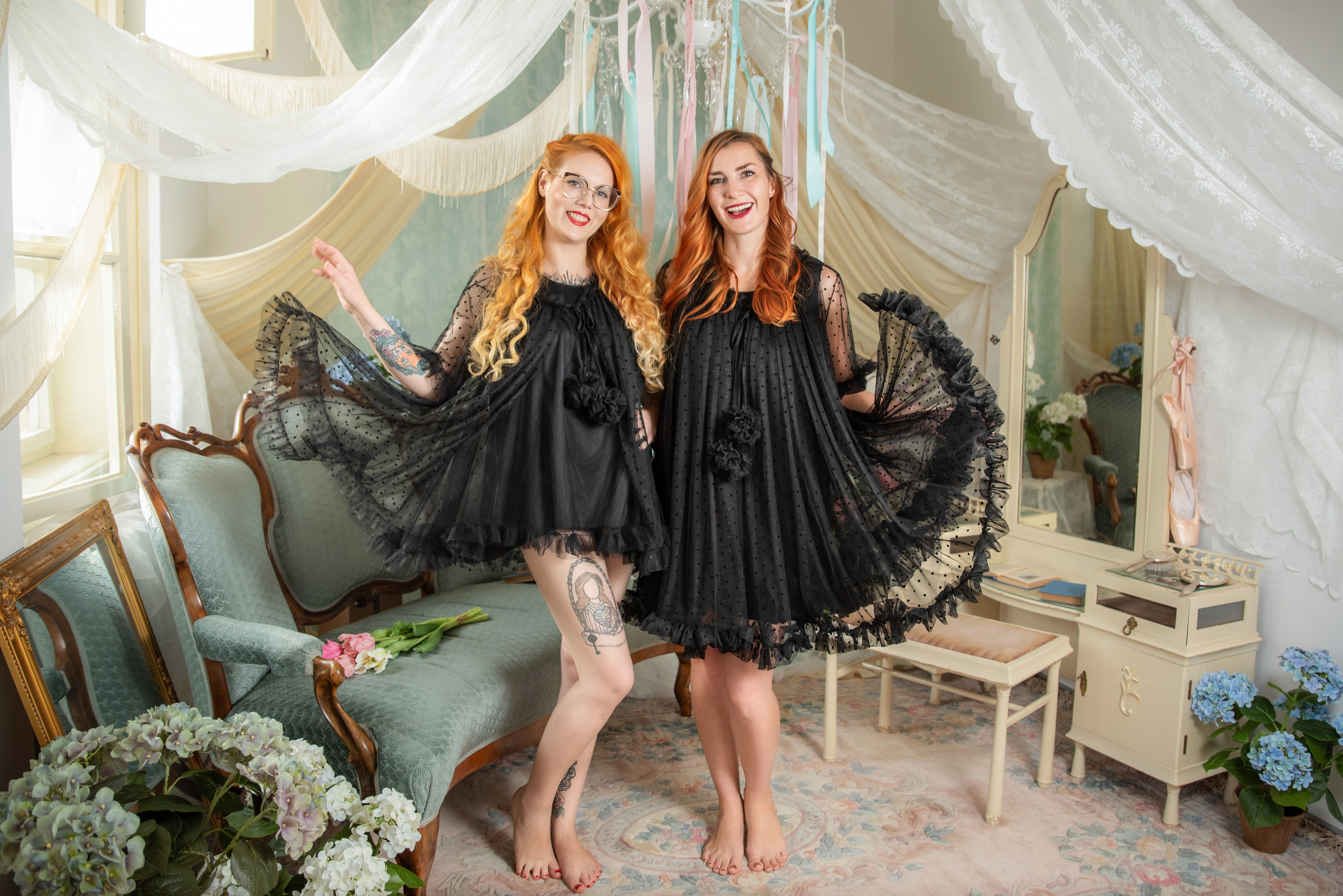 PEIGNOIR SET DELUXE